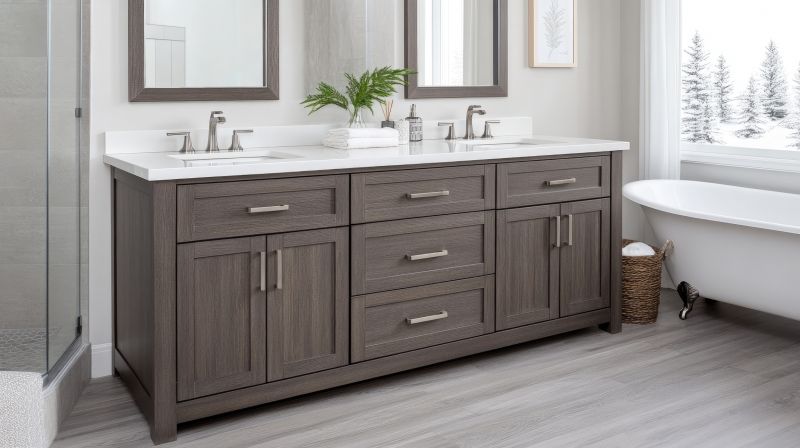 Modern Vanity with Storage